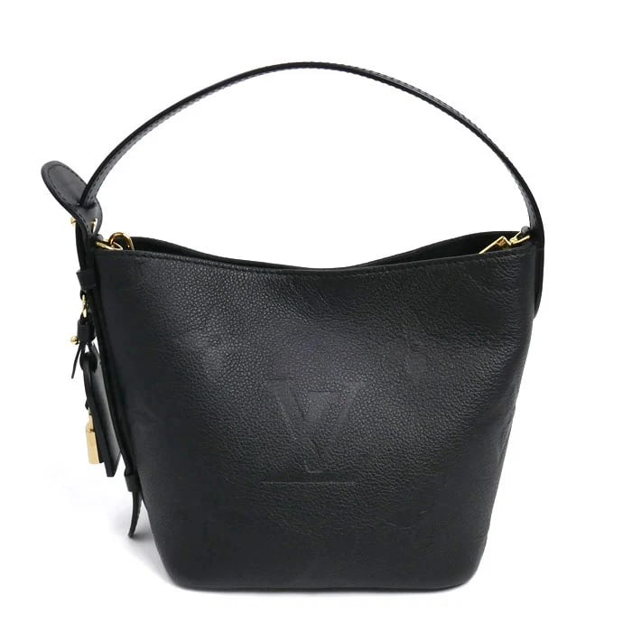 LOUIS VUITTON ALL-IN BB HANDBAG MONOGRAM: LOUIS VUITTON All-In BB Handbag Monogram Brand: LOUIS VUITTON Type/Style: Handbag Material: Monogram Empreinte Color: Black Size: H18cm x D12cm Width at base: 16cm Accessories: None Access