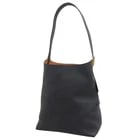 LOUIS VUITTON LOCKY MM LEATHER SHOULDER BAG: LOUIS VUITTON Locky MM Leather Shoulder Bag Brand: Louis Vuitton Type/Style: 2-Way Bag Material: Grain Calf Leather Color: Black Size: W: 30.5cm (bottom) / H: 33cm / D: 16.5cm Accessories: None