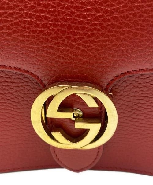 GUCCI INTERLOCKING SHOULDER BAG - 5