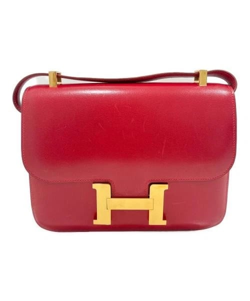 HERMES CONSTANCE 23 GHW RED SERIES BOX CALF: HERMES Constance 23 GHW Red Series Box Calf Brand: HERMES Type/Style: Handbag Material: Box Calf Color: Red Size: H:18.5cm / W:23.0cm / D:5.0cm Accessories: None Accessories Notice: When p