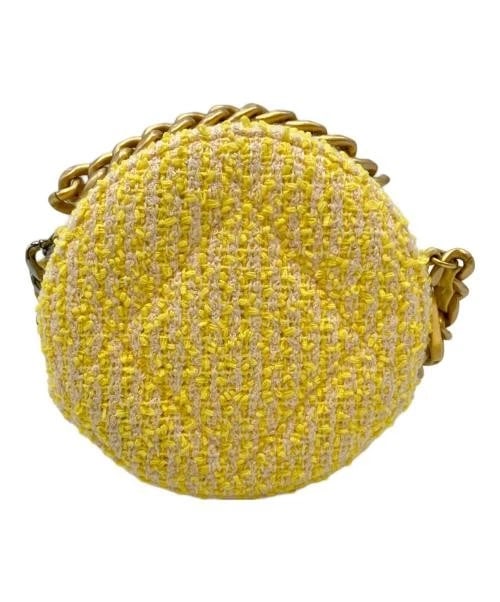 CHANEL COCO MARK TWEED SHOULDER POUCH - 2