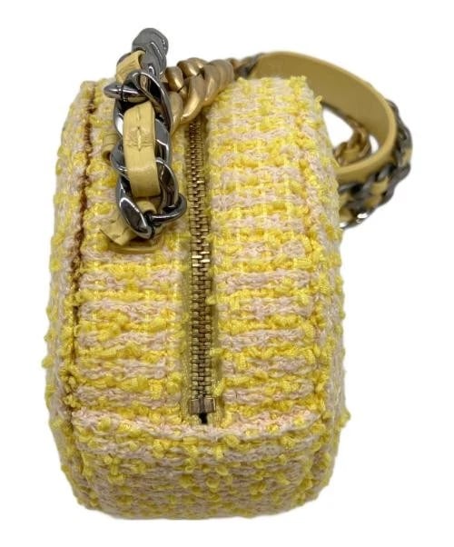 CHANEL COCO MARK TWEED SHOULDER POUCH - 3