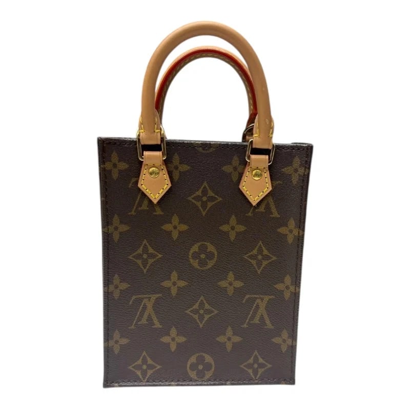 LOUIS VUITTON PETIT SAC PLAT MONOGRAM SHOULDER BAG (1 of 6)