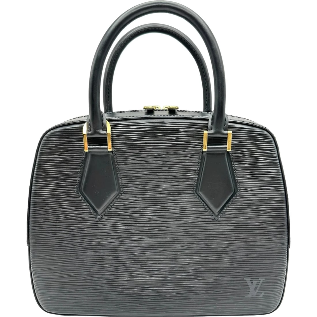 LOUIS VUITTON SABLON BLACK EPI HANDBAG: Louis Vuitton Sablon Black Epi Handbag Brand: LOUIS VUITTON Type/Style: Handbag Material: Epi Color: Black Size: W: 26.5cm / H: 21cm / D: 11cm Accessories: None Accessories Notice: When purchasing