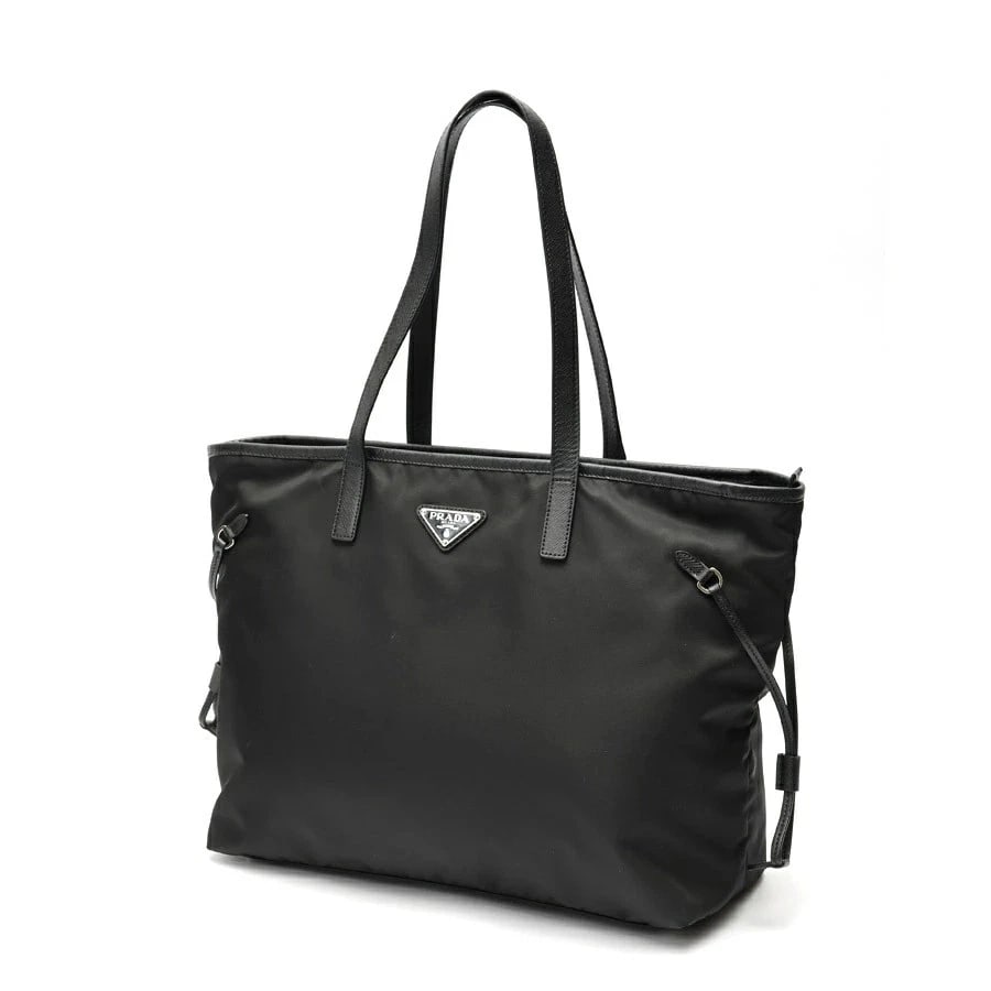 PRADA TOTE BAG NYLON BLACK: Prada Tote Bag Nylon Black Brand: Prada Type/Style: Bag Material: Nylon Color: Black Size: W35?H29?D14cm Accessories: None Accessories Notice: When purchasing pre-owned goods, please refer to the