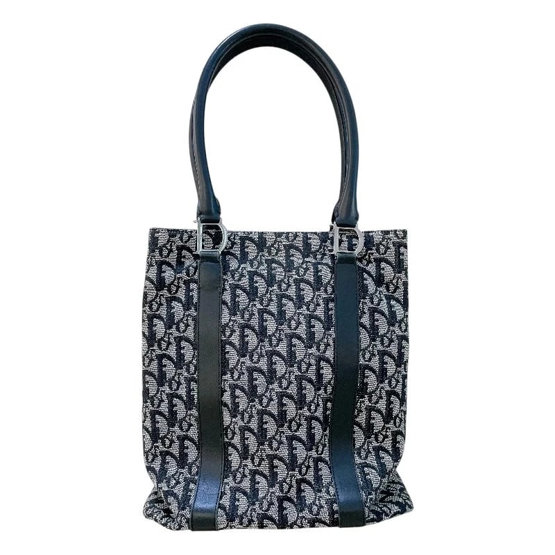 CHRISTIAN DIOR TROTTER BLACK TROTTER JACQUARD SHOULDER BAG: Christian Dior Trotter Black Trotter Jacquard Shoulder Bag Brand: Christian Dior Type/Style: Handbag Material: Trotter Jacquard Color: Black Size: W: 25cm / H: 30cm / D: 9cm Accessories: None