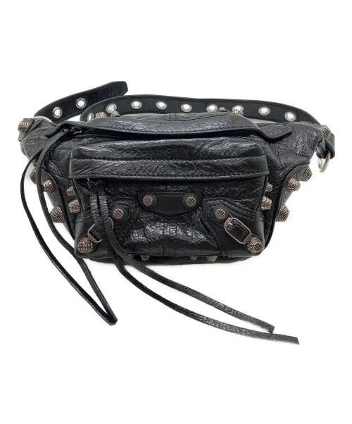 BALENCIAGA LE CAGOLE BELT BAG 7: BALENCIAGA LE CAGOLE Belt Bag 7 Brand: BALENCIAGA Type/Style: Handbag Material: Leather Color: black Size: H:13.0cm / W:26.0cm / D:3.0cm Accessories: None Accessories Notice: When purchasi