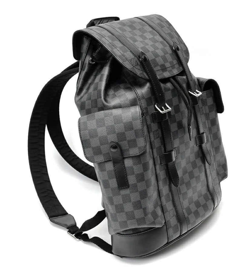 LOUIS VUITTON CHRISTOPHER PM BACKPACK GRAPHITE BLACK - 2