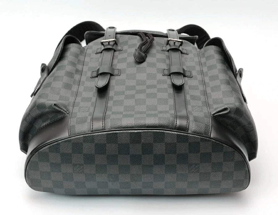LOUIS VUITTON CHRISTOPHER PM BACKPACK GRAPHITE BLACK - 4