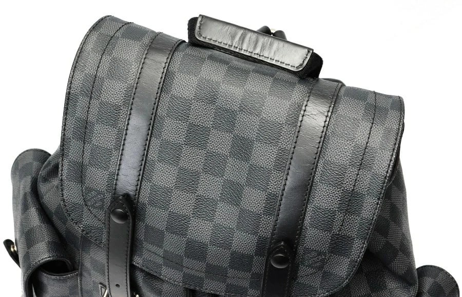 LOUIS VUITTON CHRISTOPHER PM BACKPACK GRAPHITE BLACK - 5