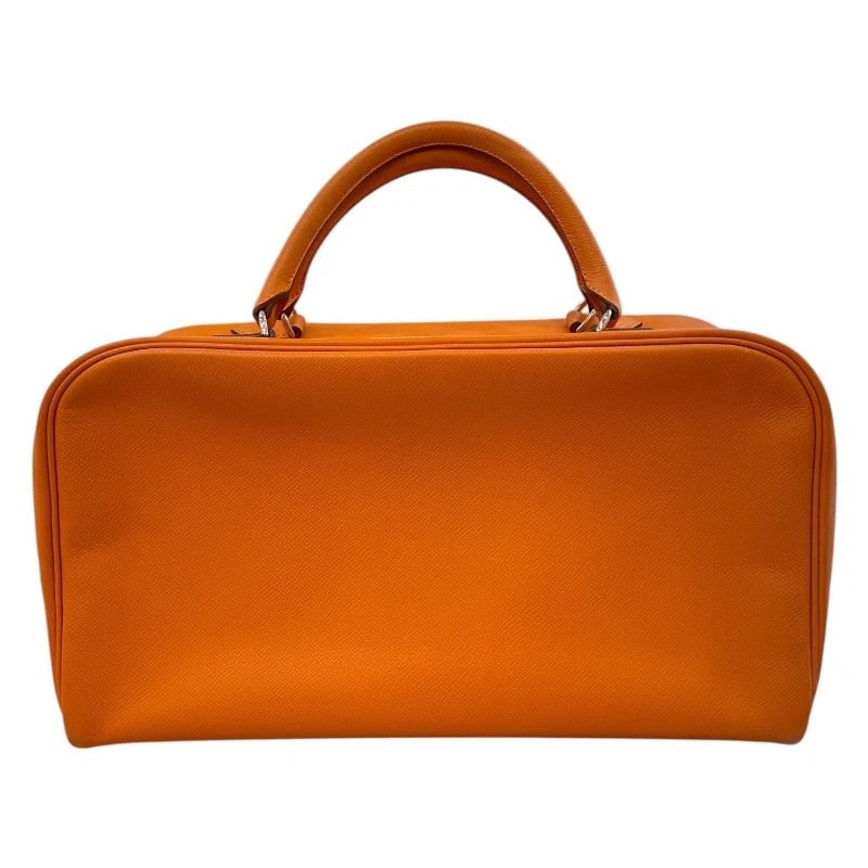 HERMES 36 ORANGE/SHW EPSOM: HERMES 36 Orange/SHW Epsom Brand: HERMES Type/Style: Handbag Material: Epson Color: Orange // SV Hardware Size: W: 36cm / H: 21cm / D: 14.5cm Accessories: None Accessories Notice: When purchasing
