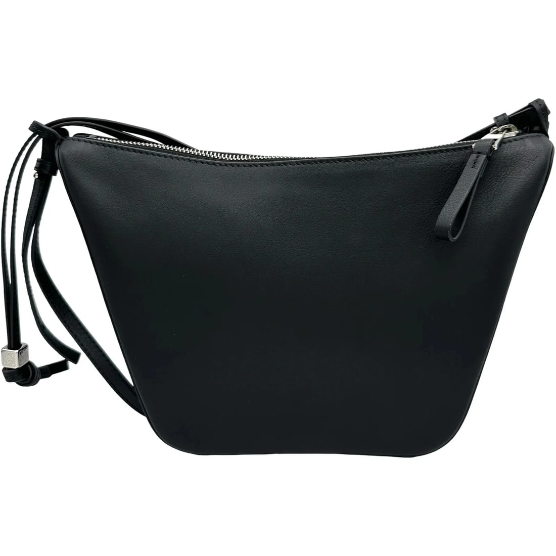 LOEWE HAMMOCK BAG MINI BLACK CLASSIC CALF SHOULDER BAG: LOEWE Hammock Bag Mini Black Classic Calf Shoulder Bag Brand: LOEWE Type/Style: Handbag Material: Classic Calf Color: black Size: W: 16cm / H: 19cm / D: 10cm Accessories: None Accessories