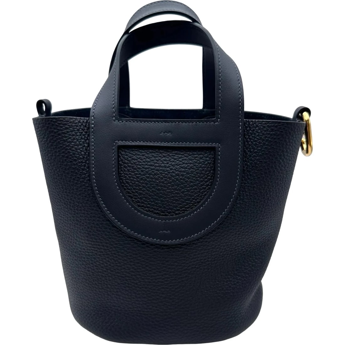 HERMES PM B STAMP CABAN GHW SWIFT/TOGO: HERMES PM B Stamp Caban GHW Swift/Togo Brand: HERMES Type/Style: Handbag Material: Swift/Taurillon Color: Caban / GD Hardware Size: W: 18cm / H: 19cm / D: 12cm Accessories: None Accessories Notice:
