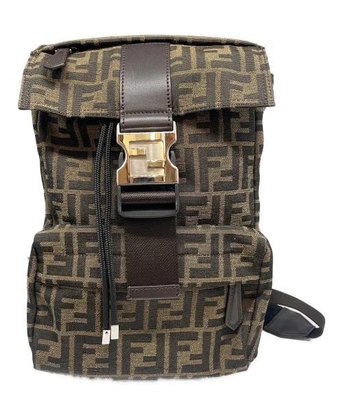 FENDI FENDINESS SMALL BACKPACK: FENDI Fendiness Small Backpack Brand: FENDI Type/Style: Handbag Material: Canvas X Leather Color: Brown Size: / W:20.0cm / D:12.0cm Accessories: None Accessories Notice: When purchasing pre-owned