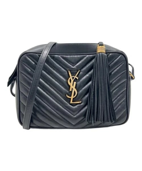 SAINT LAURENT PARIS LOU CAMERA LEATHER SHOULDER BAG: Saint Laurent Paris Lou Camera Leather Shoulder Bag Brand: Saint Laurent Paris Type/Style: Handbag Material: Leather Color: Black Size: H:15.0cm / W:22.0cm / D:6.0cm Accessories: None Acce