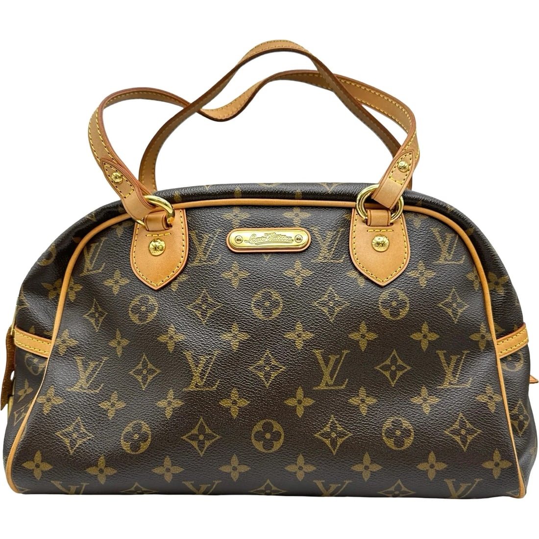 LOUIS VUITTON MONTORGUEIL PM BROWN MONOGRAM HANDBAG: Louis Vuitton Montorgueil PM Brown Monogram Handbag Brand: LOUIS VUITTON Type/Style: Handbag Material: Monogram Color: brown Size: W: 32cm / H: 21cm / D: 15cm Accessories: None Accessories Notice: