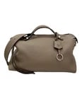 FENDI BY THE WAY SELLERIA LARGE: FENDI By The Way Selleria Large Brand: FENDI Type/Style: Handbag Material: Leather Color: Greige Size: H:18cm / W:32cm / D:15cm Accessories: None Accessories Notice: When purchasing pre-owned goods,