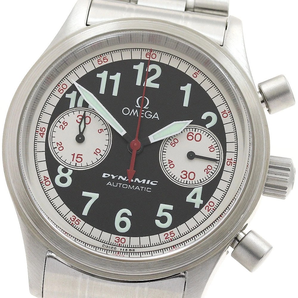 OMEGA DYNAMIC CHRONOGRAPH AUTO WATCH: OMEGA Dynamic Chronograph Auto Watch Brand: OMEGA Type/Style: Wristwatch Material: Band Material Stainless Steel, Case Material Stainless Steel / Stainless Steel Color: Band Color Silver, Dial Color b