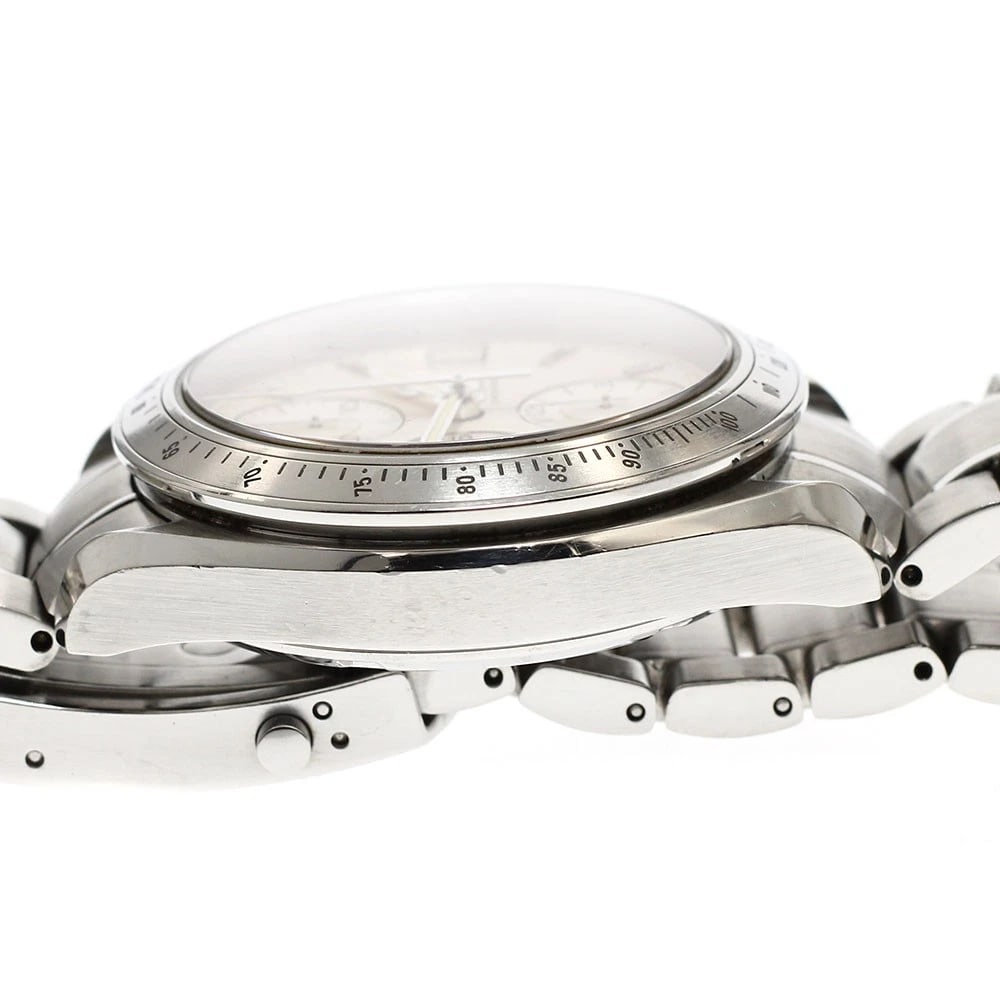 OMEGA SPEEDMASTER CHRONOGRAPH SILVER DIAL AUTOMATIC WATCH - 4