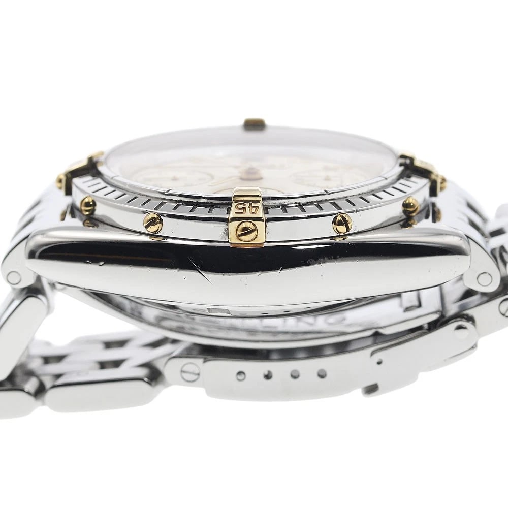 BREITLING CHRONOMAT CHRONOGRAPH WHITE AUTOMATIC WATCH - 4