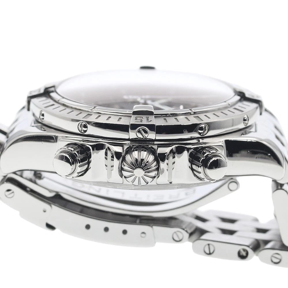 BREITLING CHRONOMAT BLACK AUTOMATIC WATCH - 4