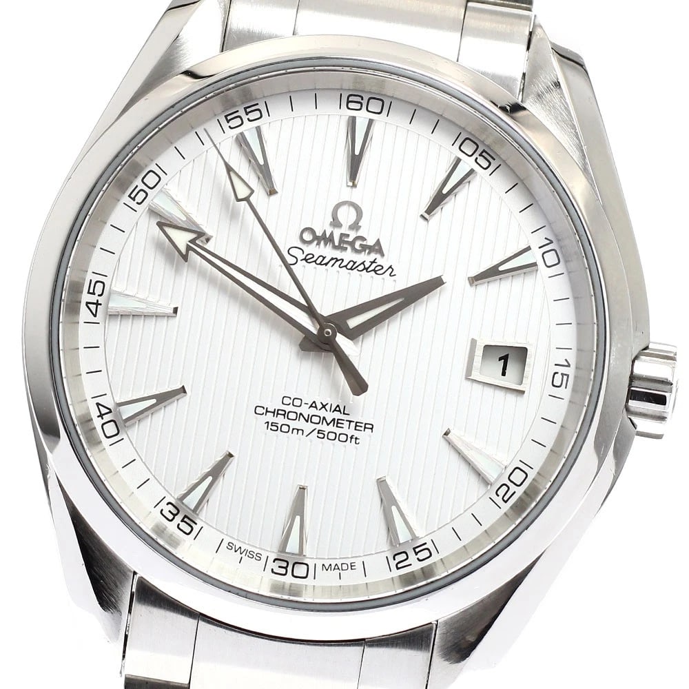 OMEGA SEAMASTER AQUA TERRA AUTOMATIC WATCH: OMEGA Seamaster Aqua Terra Automatic Watch Brand: OMEGA Type/Style: Wristwatch Material: Band Material Stainless Steel, Case Material Stainless Steel / Stainless Steel Color: Band Color Silver, Dial