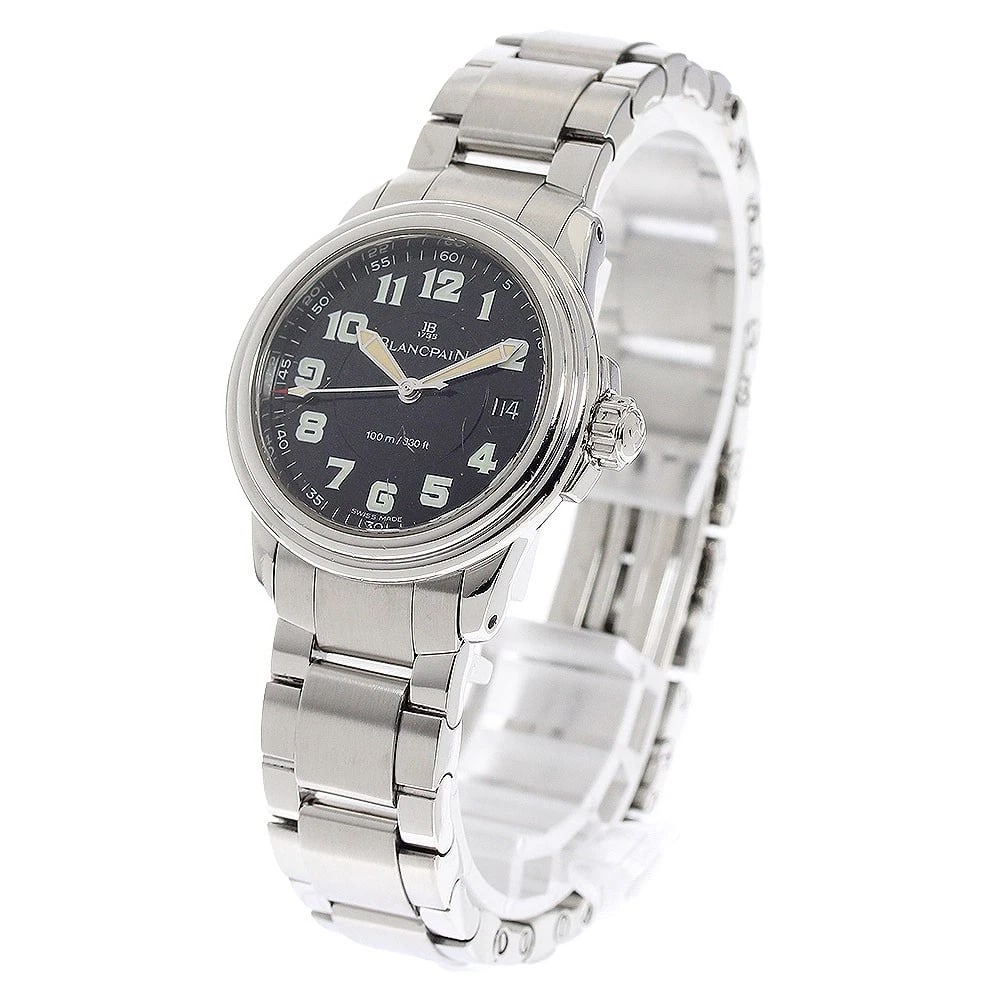 BLANCPAIN DATE BLACK AUTOMATIC WATCH - 2