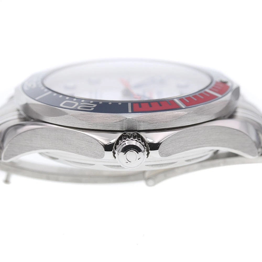 OMEGA SEAMASTER WHITE DIAL AUTOMATIC WATCH - 4