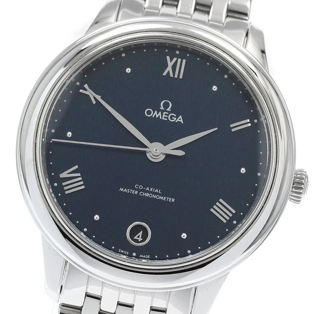 OMEGA DE VILLE PRESTIGE DATE AUTOMATIC WATCH: OMEGA De Ville Prestige Date Automatic Watch Brand: OMEGA Type/Style: Wristwatch Material: Band Material Stainless Steel, Case Material Stainless Steel / Stainless Steel Color: Band Color Silver, Dial