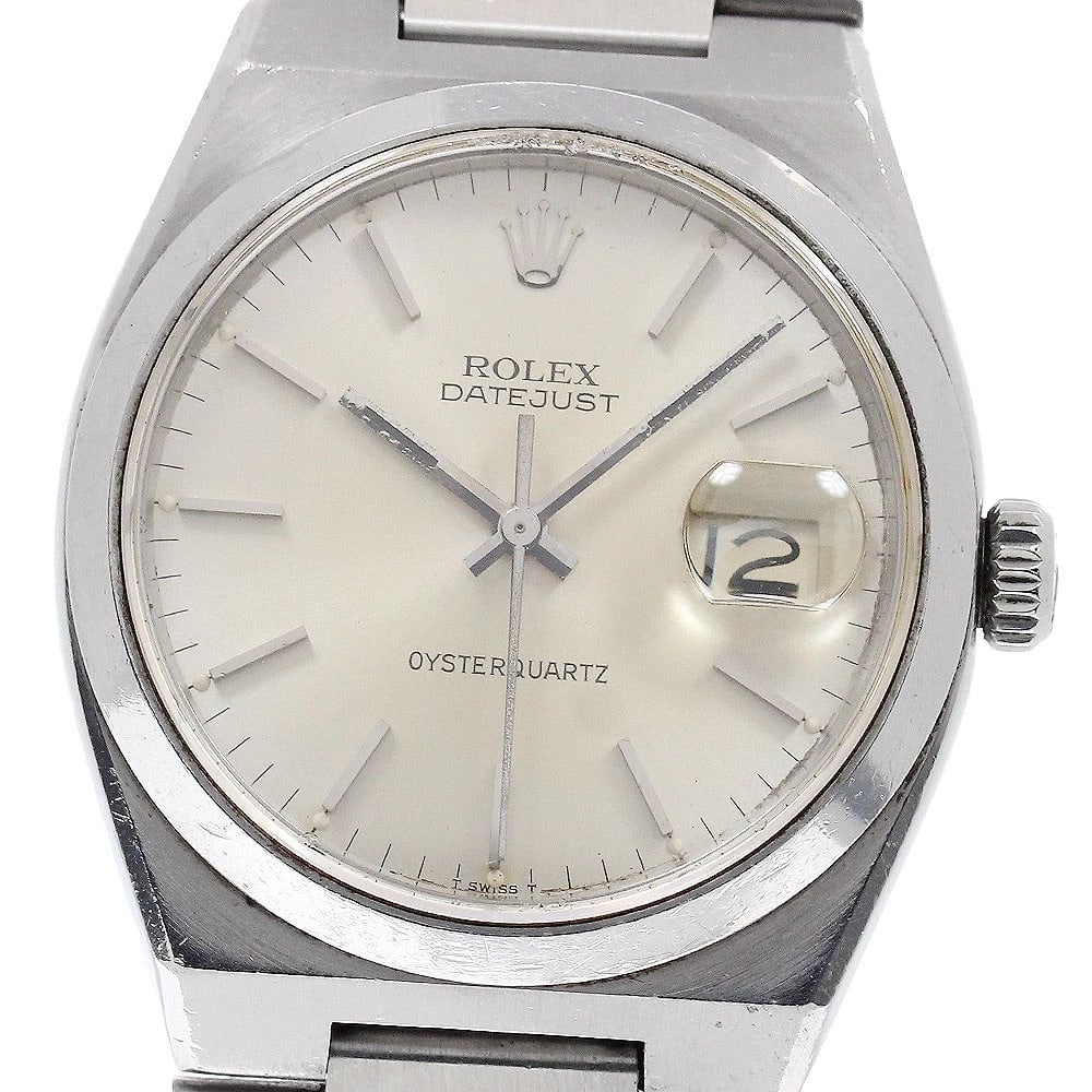 ROLEX DATEJUST OYSTER QUARTZ SILVER DIAL QUARTZ WATCH: ROLEX DATEJUST Oyster Quartz Silver Dial Quartz Watch Brand: ROLEX Type/Style: Wristwatch Material: Band Material Stainless Steel, Case Material Stainless Steel / Stainless Steel Color: Band Color