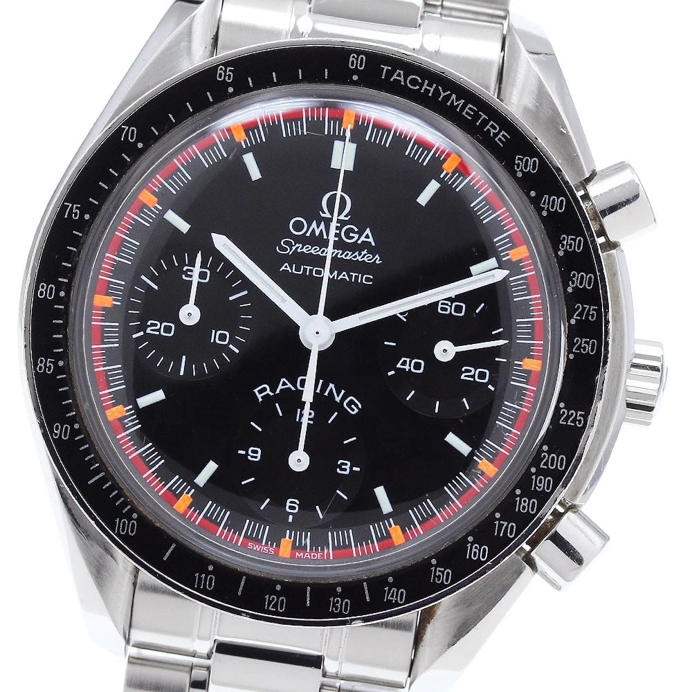OMEGA SPEEDMASTER RACING MICHAEL SCHUMACHER AUTOMATIC WATCH: OMEGA Speedmaster Racing Michael Schumacher Automatic Watch Brand: OMEGA Type/Style: Wristwatch Material: Band Material Stainless Steel, Case Material stainless Steel /stainless steel Color: Band