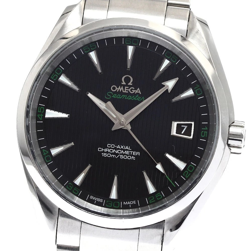OMEGA SEAMASTER AQUA TERRA AUTOMATIC WATCH: OMEGA Seamaster Aqua Terra Automatic Watch Brand: OMEGA Type/Style: Wristwatch Material: Band Material Stainless Steel, Case Material Stainless Steel / Stainless Steel Color: Band Color Silver, Dial