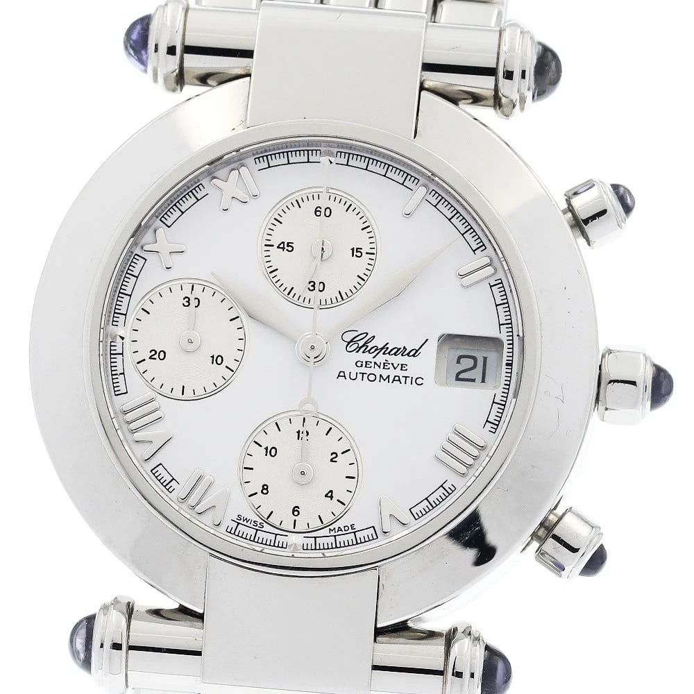 CHOPARD IMPERIAL CHRONOGRAPH AUTOMATIC WATCH: Chopard Imperial Chronograph Automatic Watch Brand: Chopard Type/Style: Wristwatch Material: Band Material Stainless Steel, Case Material Stainless Steel / Stainless Steel Color: Band Color Silver,