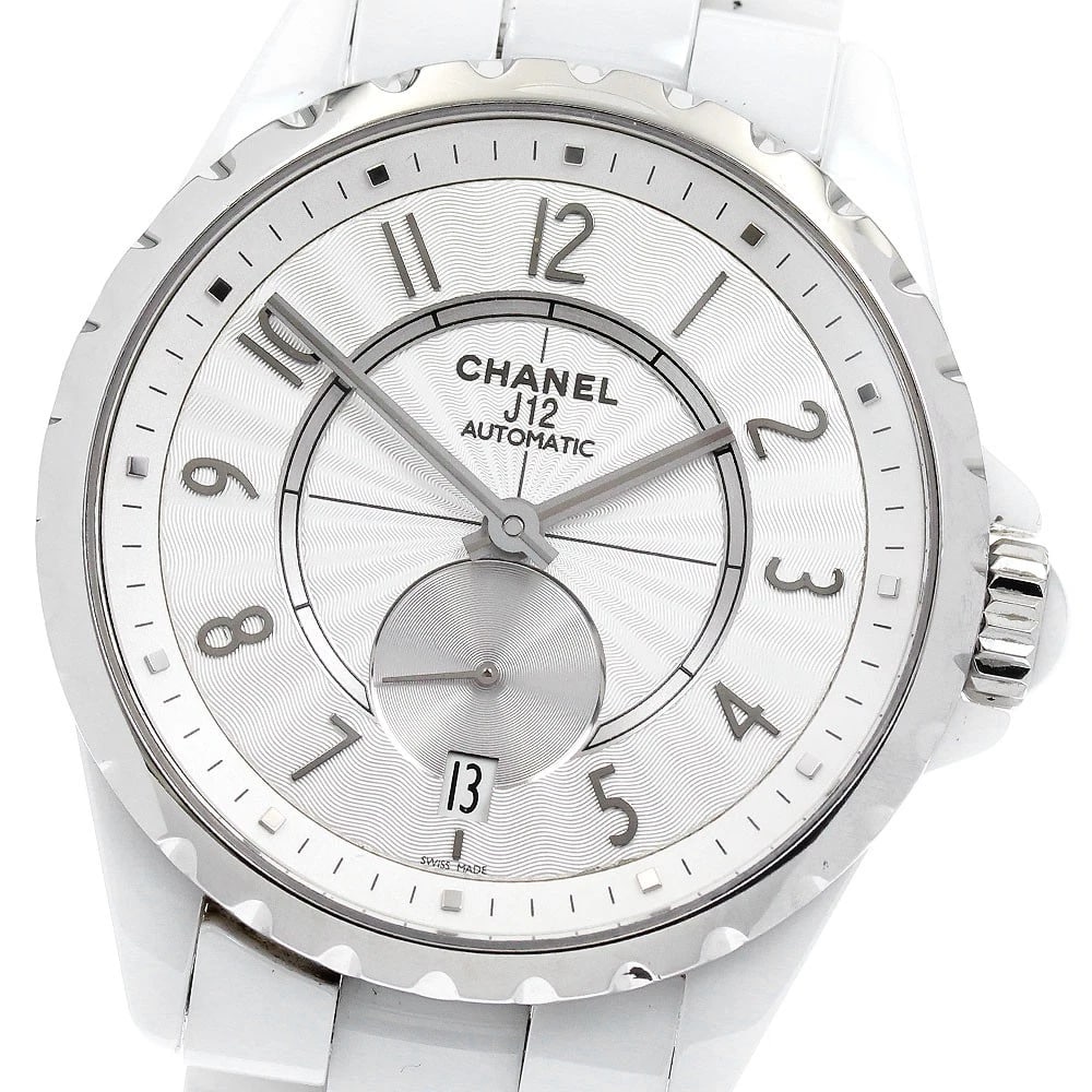 CHANEL WHITE CERAMIC WHITE DIAL AUTOMATIC BOY'S WATCH: CHANEL White Ceramic white Dial Automatic Boy's Watch Brand: CHANEL Type/Style: Wristwatch Material: Band Material Stainless Steel / ceramic, Case Material Stainless Steel / Stainless Steel Color: Ban