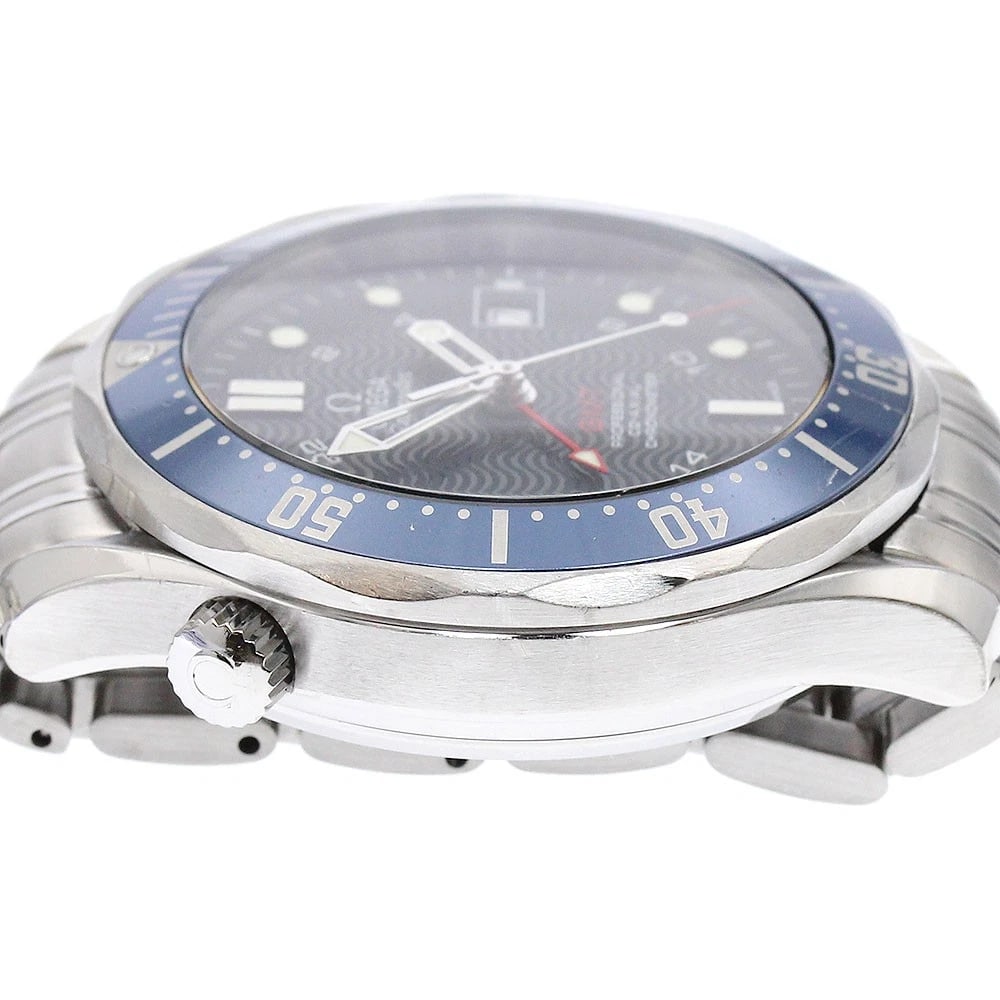 OMEGA SEAMASTER PRO DIVERS DATE GMT AUTOMATIC WATCH - 4