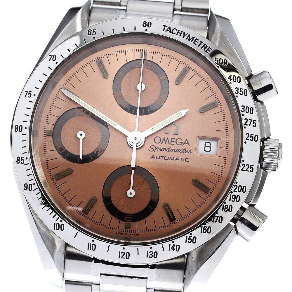 OMEGA SPEEDMASTER DATE AUTOMATIC WATCH: OMEGA Speedmaster Date Automatic Watch Brand: OMEGA Type/Style: Wristwatch Material: Band Material Stainless Steel, Case Material stainless Steel /stainless steel Color: Band Color Silver, Dial Color