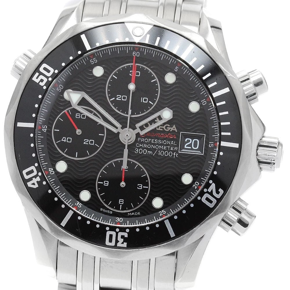 OMEGA SEAMASTER AUTOMATIC WATCH: OMEGA Seamaster Automatic Watch Brand: OMEGA Type/Style: Wristwatch Material: Band Material Stainless Steel, Case Material Stainless Steel / Stainless Steel Color: Band Color Silver, Dial Color
