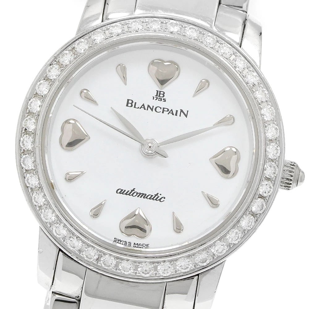 BLANCPAIN DIAMOND BEZEL AUTOMATIC WATCH: Blancpain Diamond Bezel Automatic Watch Brand: Blancpain Type/Style: Wristwatch Material: Band Material Stainless Steel, Case Material Stainless Steel / Stainless Steel Color: Band Color Silver, Dial