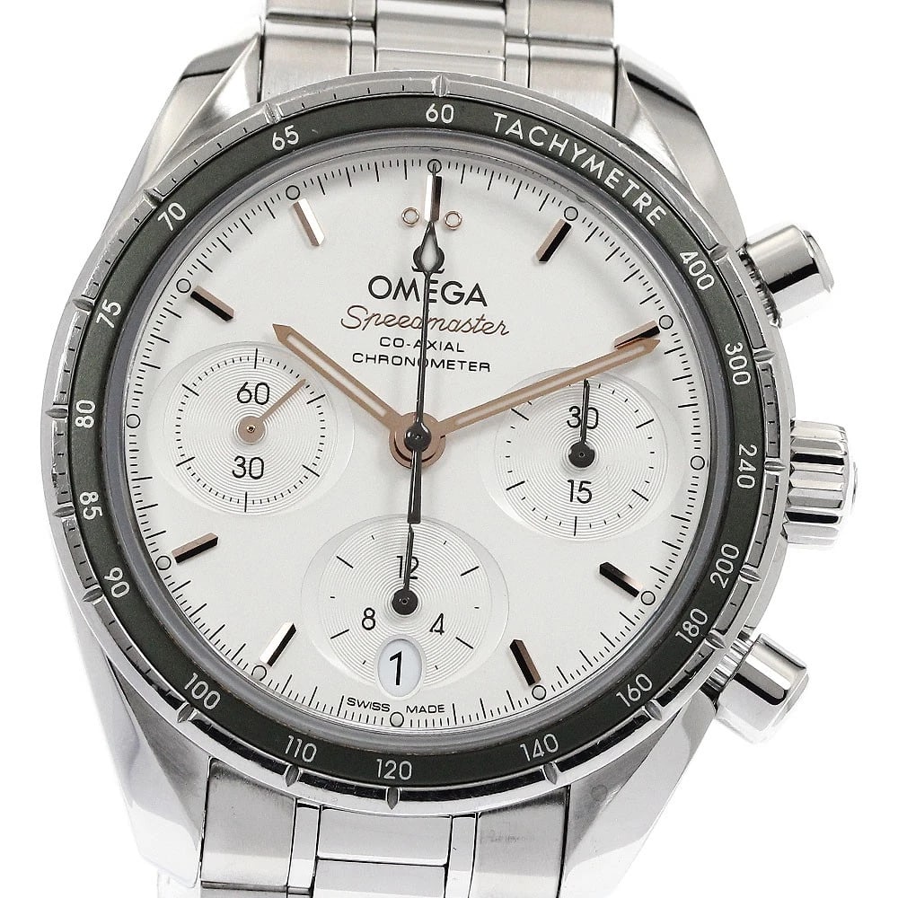 OMEGA SPEEDMASTER COAXIAL AUTOMATIC WATCH: OMEGA Speedmaster Coaxial Automatic Watch Brand: OMEGA Type/Style: Wristwatch Material: Band Material Stainless Steel, Case Material Stainless Steel / Stainless Steel Color: Band Color Silver, Dial Co