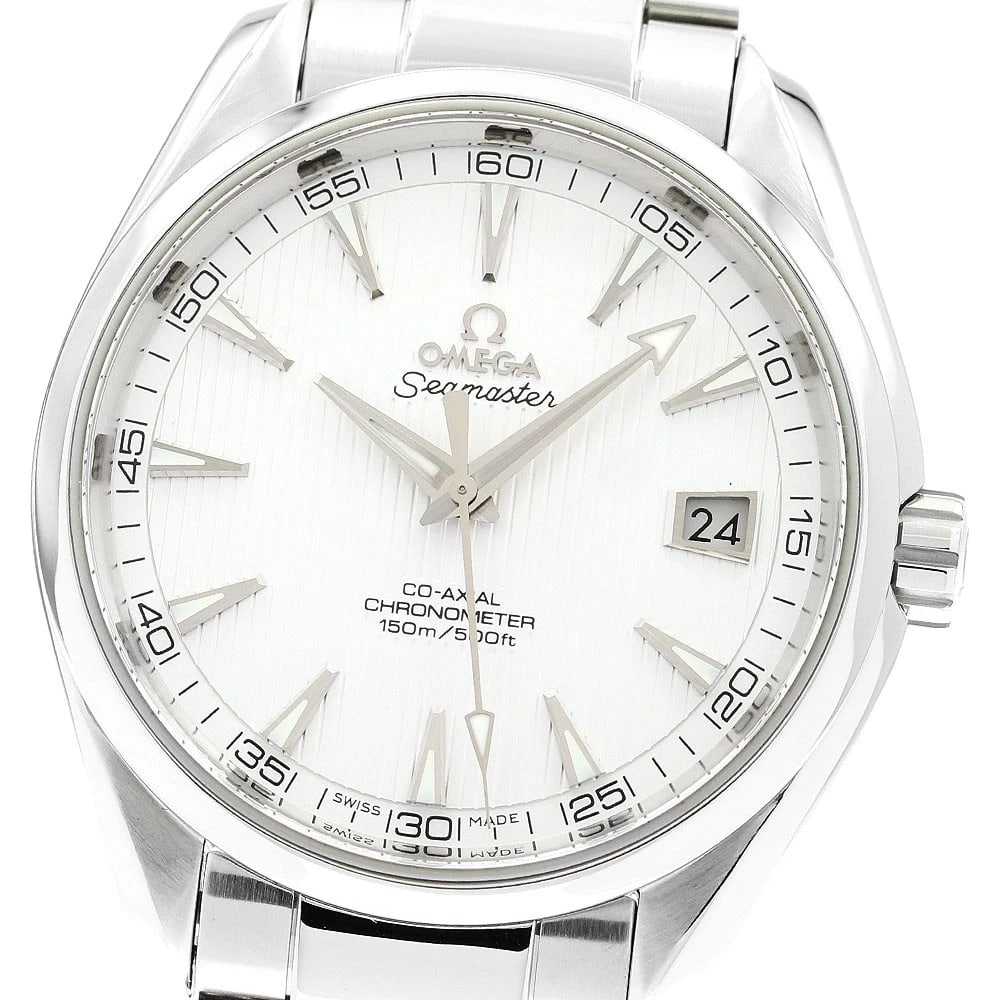 OMEGA SEAMASTER AQUA TERRA AUTOMATIC WATCH: OMEGA Seamaster Aqua Terra Automatic Watch Brand: OMEGA Type/Style: Wristwatch Material: Band Material Stainless Steel, Case Material Stainless Steel / Stainless Steel Color: Band Color Silver, Dial