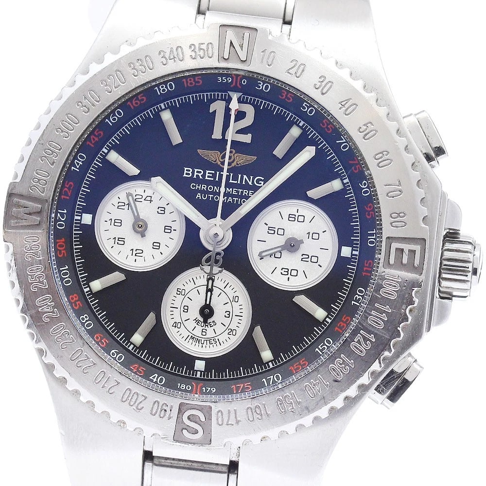 BREITLING HERCULES CHRONOGRAPH GRAY DIAL AUTOMATIC WATCH: BREITLING Hercules Chronograph gray Dial Automatic Watch Brand: BREITLING Type/Style: Wristwatch Material: Band Material Stainless Steel, Case Material Stainless Steel / Stainless Steel Color: Band