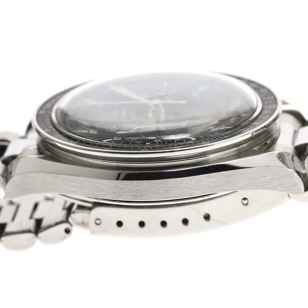 OMEGA SPEEDMASTER CHRONOGRAPH BLACK AUTOMATIC WATCH - 4