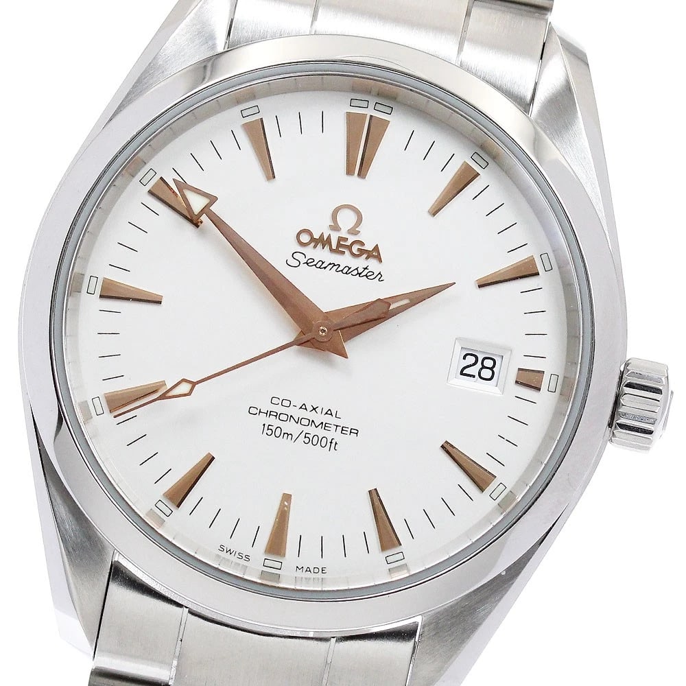 OMEGA SEAMASTER AQUA TERRA COAXIAL DATE AUTOMATIC WATCH: OMEGA Seamaster Aqua Terra Coaxial Date Automatic Watch Brand: OMEGA Type/Style: Wristwatch Material: Band Material Stainless Steel, Case Material Stainless Steel / Stainless Steel Color: Band Color