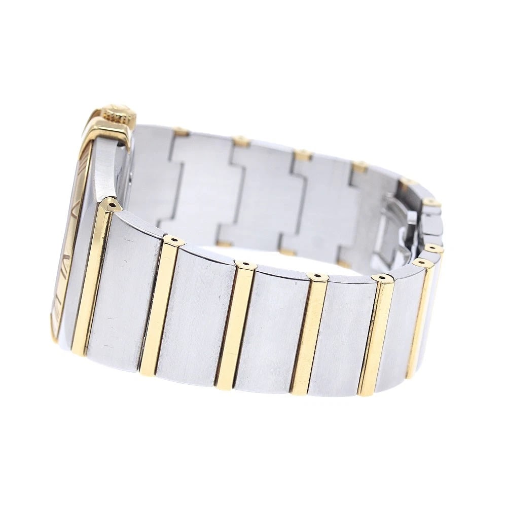 OMEGA CONSTELLATION DOUBLE EAGLE SILVER DIAL QUARTZ WATCH - 3