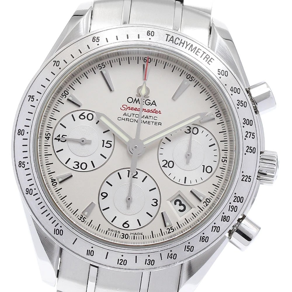 OMEGA SPEEDMASTER CHRONOGRAPH AUTOMATIC WATCH: OMEGA Speedmaster Chronograph Automatic Watch Brand: OMEGA Type/Style: Wristwatch Material: Band Material Stainless Steel, Case Material Stainless Steel / Stainless Steel Color: Band Color Silver,