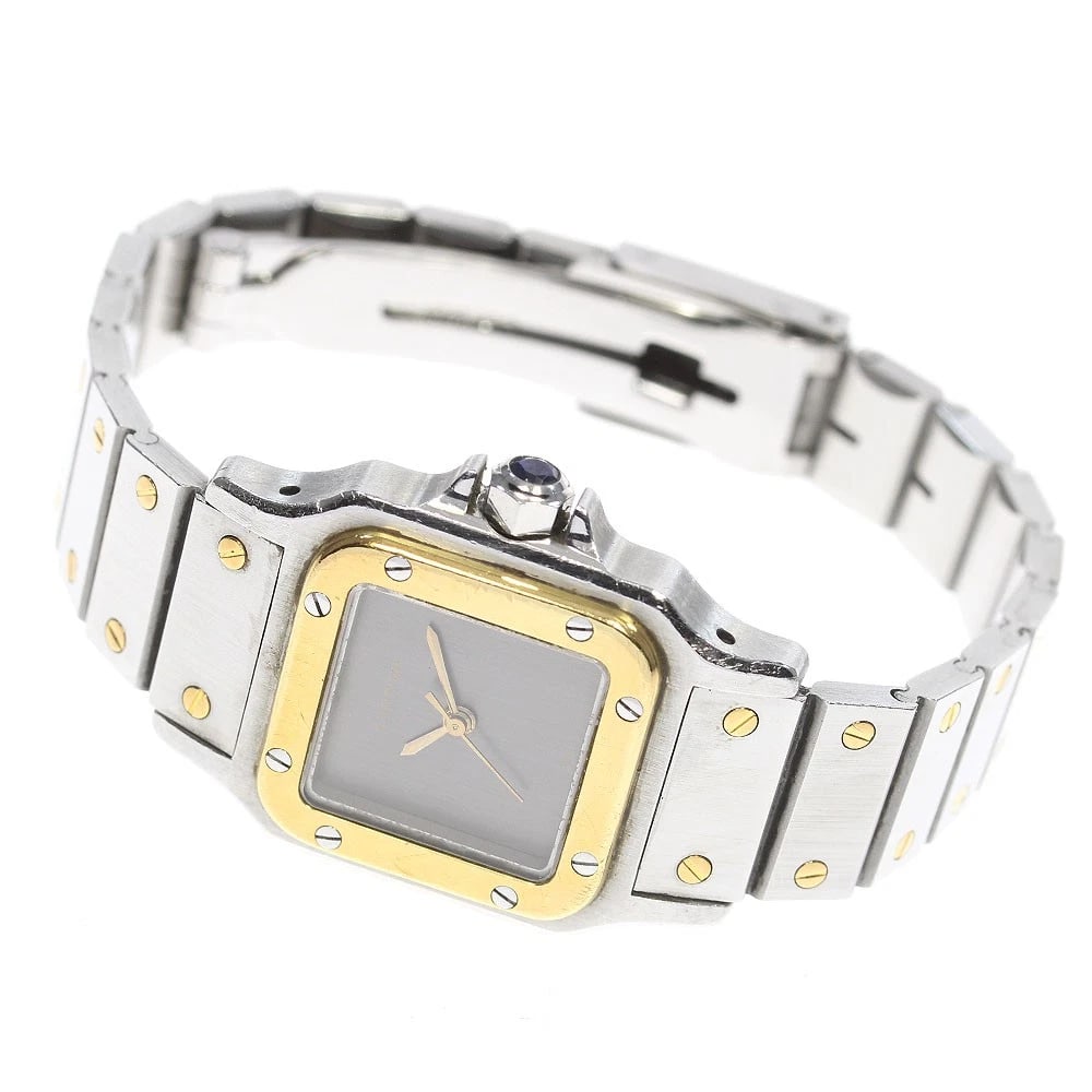 CARTIER SANTOS GALBEESM GRAY DIAL AUTOMATIC LADIES WATCH (1 of 2)