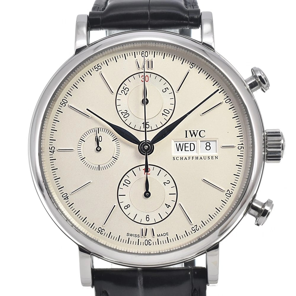 IWC SCHAFFHAUSEN PORTOFINO CHRONOGRAPH AUTOMATIC MEN'S WATCH (1 of 7)