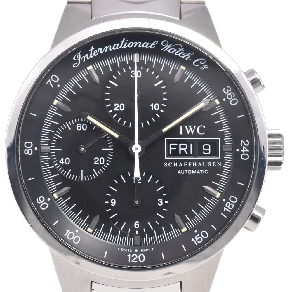 IWC SCHAFFHAUSEN CHRONOGRAPH AUTOMATIC MEN'S WATCH: IWC SCHAFFHAUSEN Chronograph Automatic Men's Watch Brand: IWC SCHAFFHAUSEN Type/Style: Wristwatch Material: Band Material Stainless Steel, Case Material Stainless Steel Color: Band Color Silver, Dial 