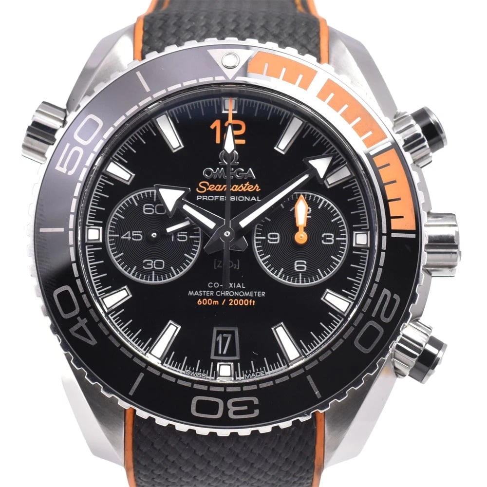 OMEGA SEAMASTER PLANET OCEAN AUTOMATIC MEN'S WATCH: OMEGA Seamaster Planet Ocean Automatic Men's Watch Brand: OMEGA Type/Style: Wristwatch Material: Band Material rubber, Case Material Stainless Steel Color: Band Color black, Dial Color black, Case