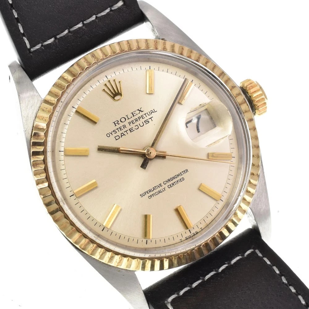 ROLEX DATEJUST SILVER DIAL AUTOMATIC MEN'S WATCH - 5